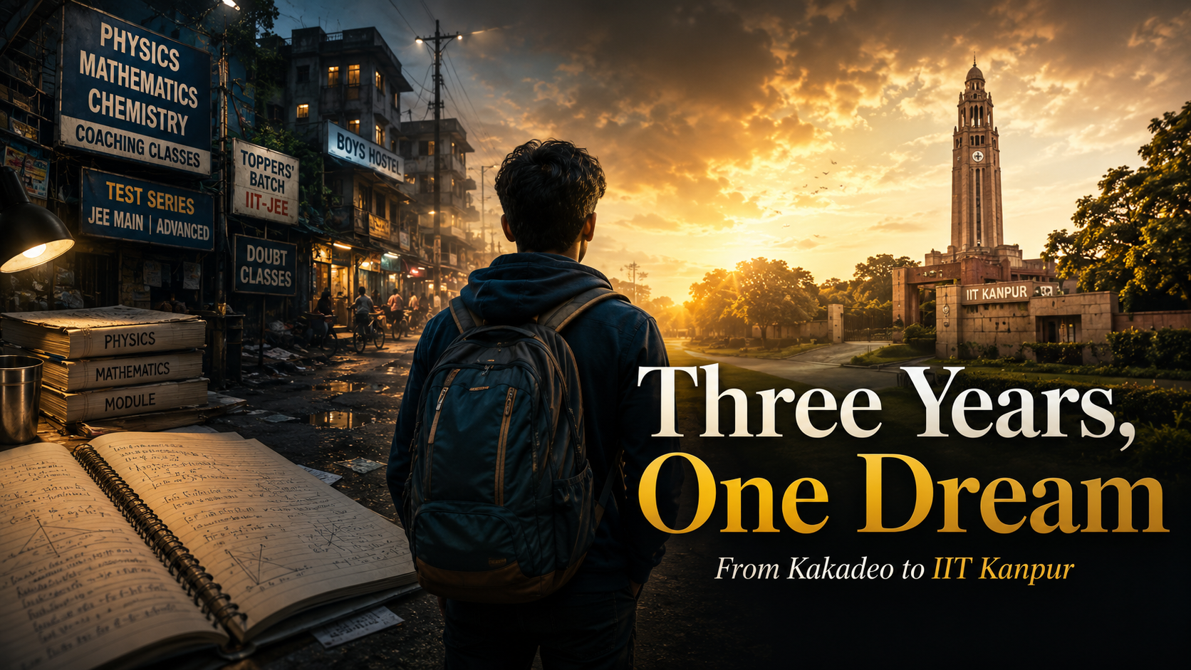 Three Years, One Dream: From Kakadeo to IIT Kanpur